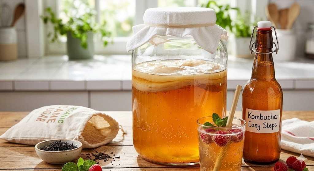 Authentic Kombucha Drink Recipe