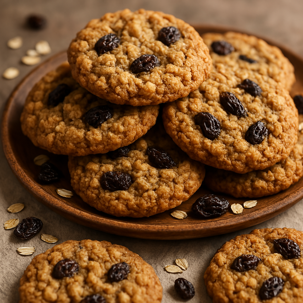 Chewy Oatmeal Raisin Cookies Recipe (Bakery Style)