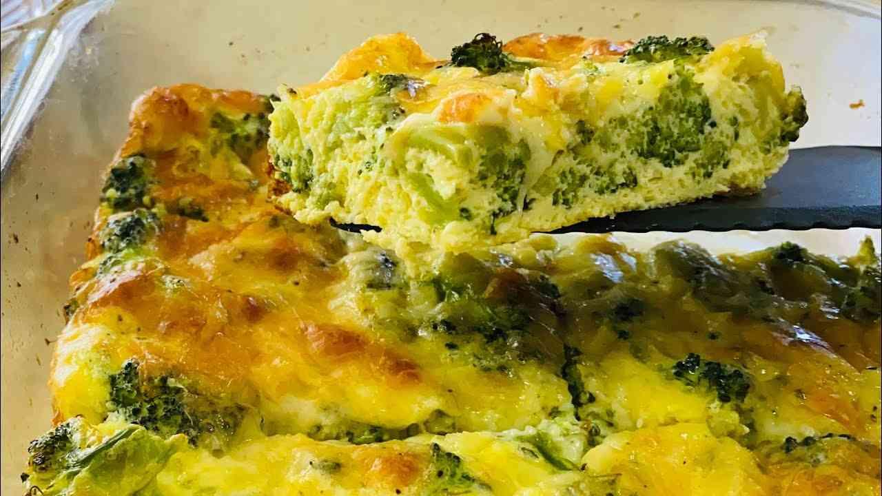 Easy Broccoli Crustless Quiche Recipe (Low Carb & High Protein)
