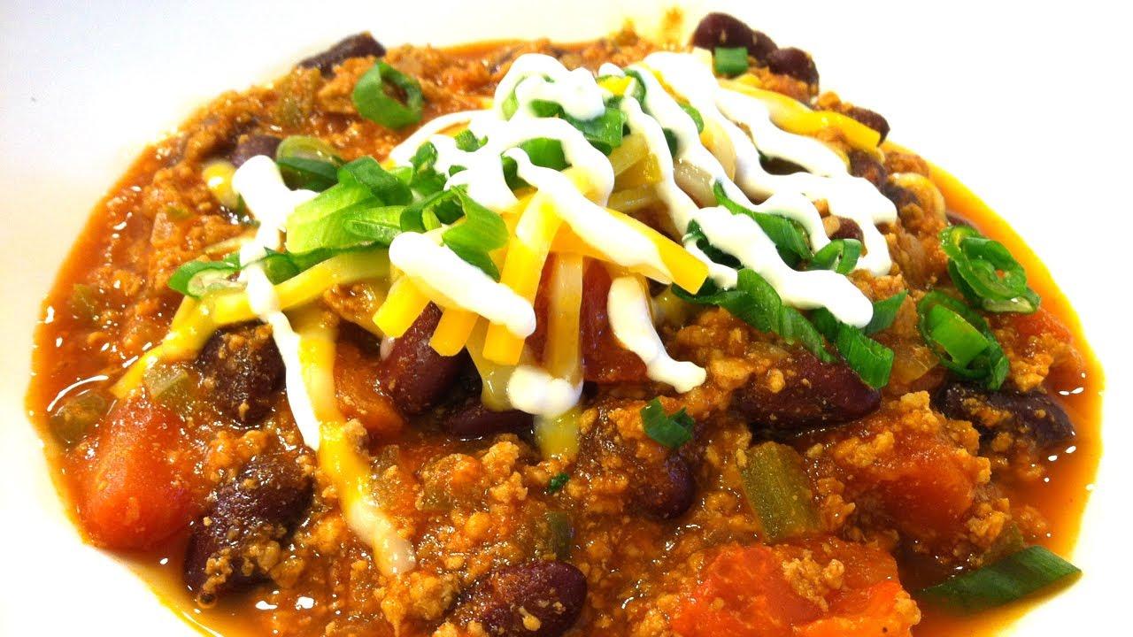 The Ultimate 30-Minute Healthy Three-Bean Turkey Chili