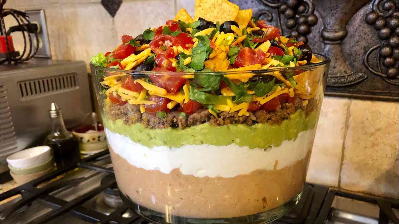 Ultimate 7-Layer Taco Salad Bowl