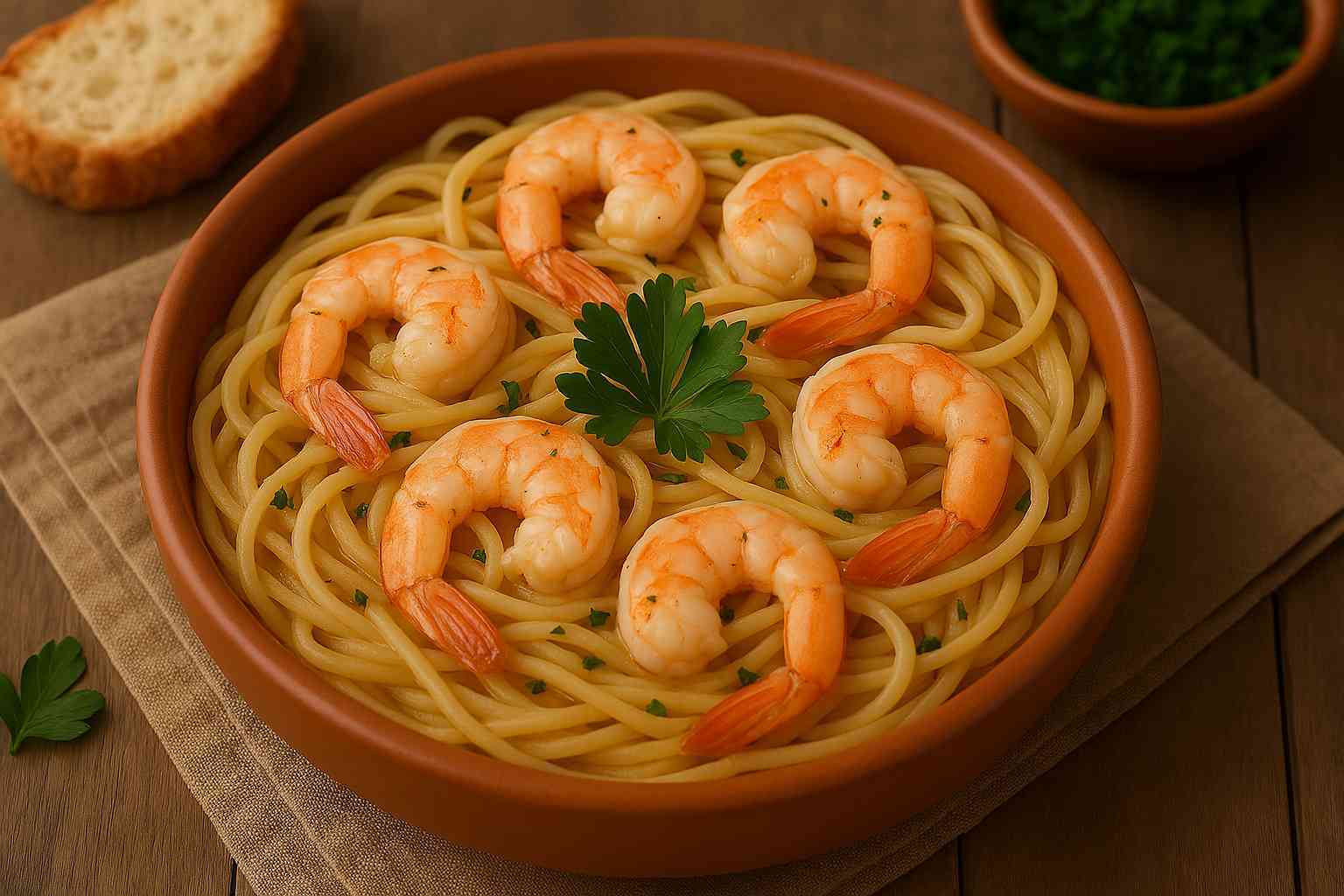 Garlic Shrimp Linguine Recipe (Quick & Elegant Pasta)