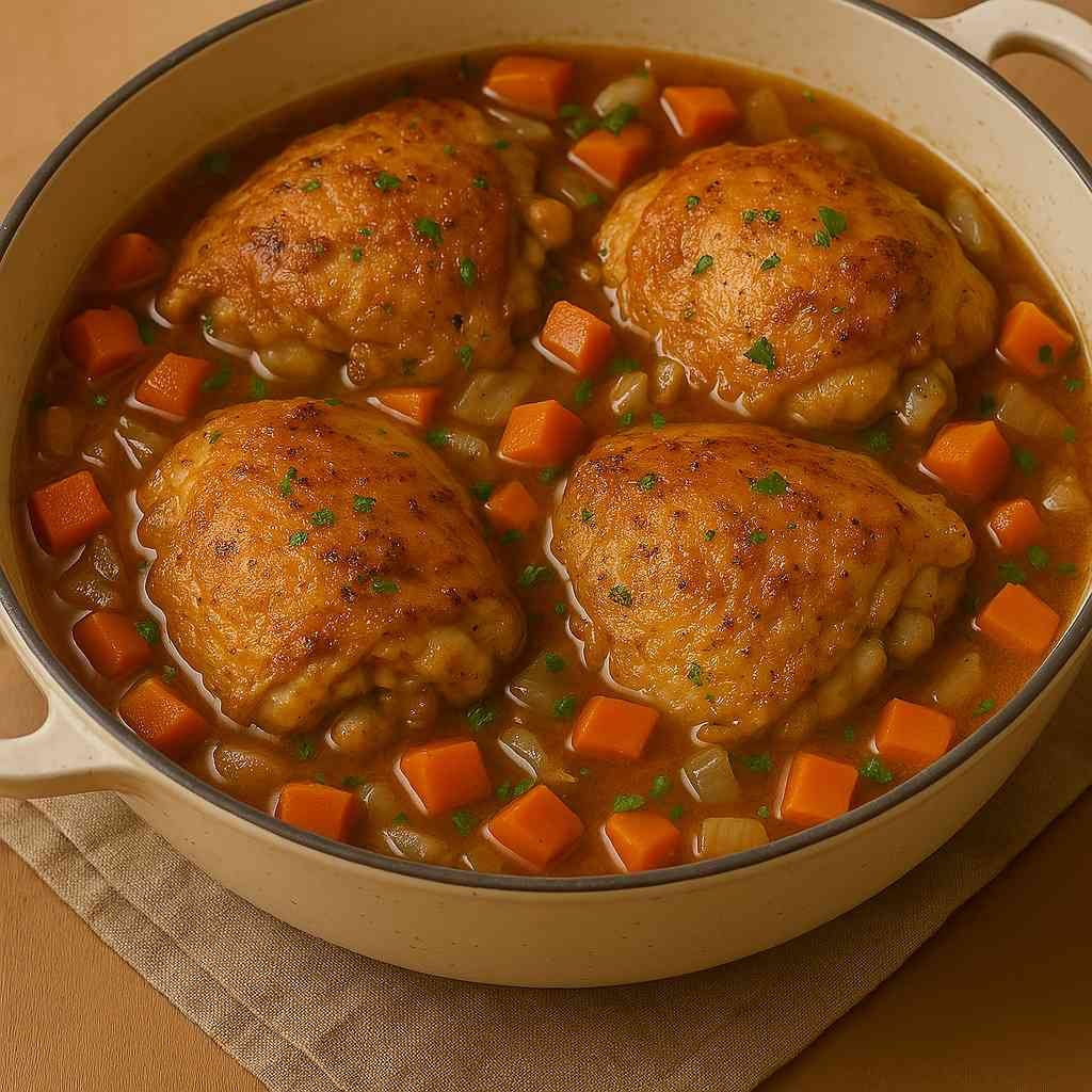 Stoved Chicken Recipe (One-Pot Stovetop Comfort)
