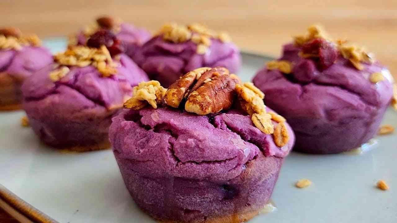 Indian Purple Sweet Potato Chaat – Tangy, Spiced, and Crispy