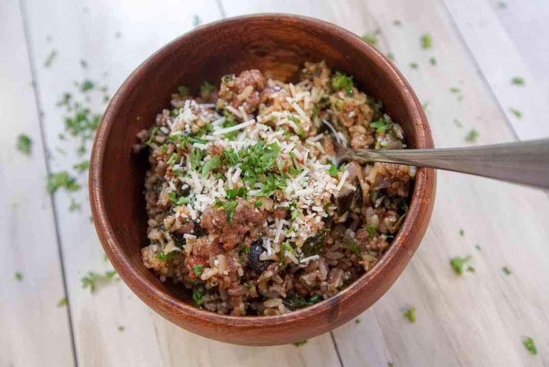 Ground Lamb and Rice Recipe