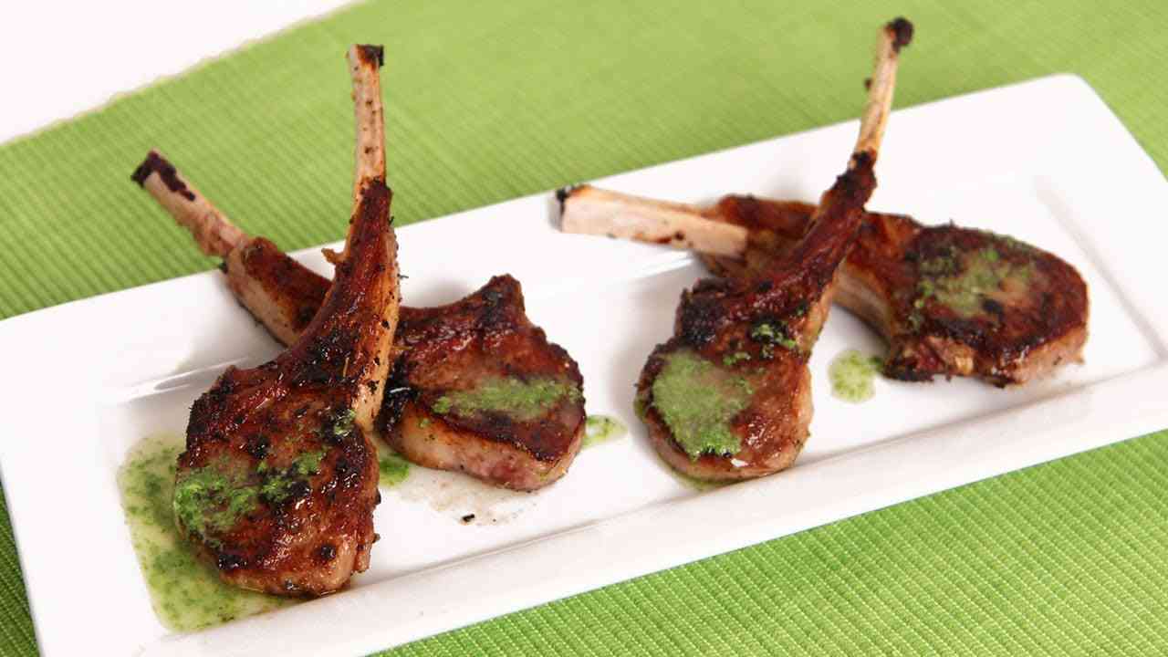 Garden-Kissed Grilled Lamb Chops