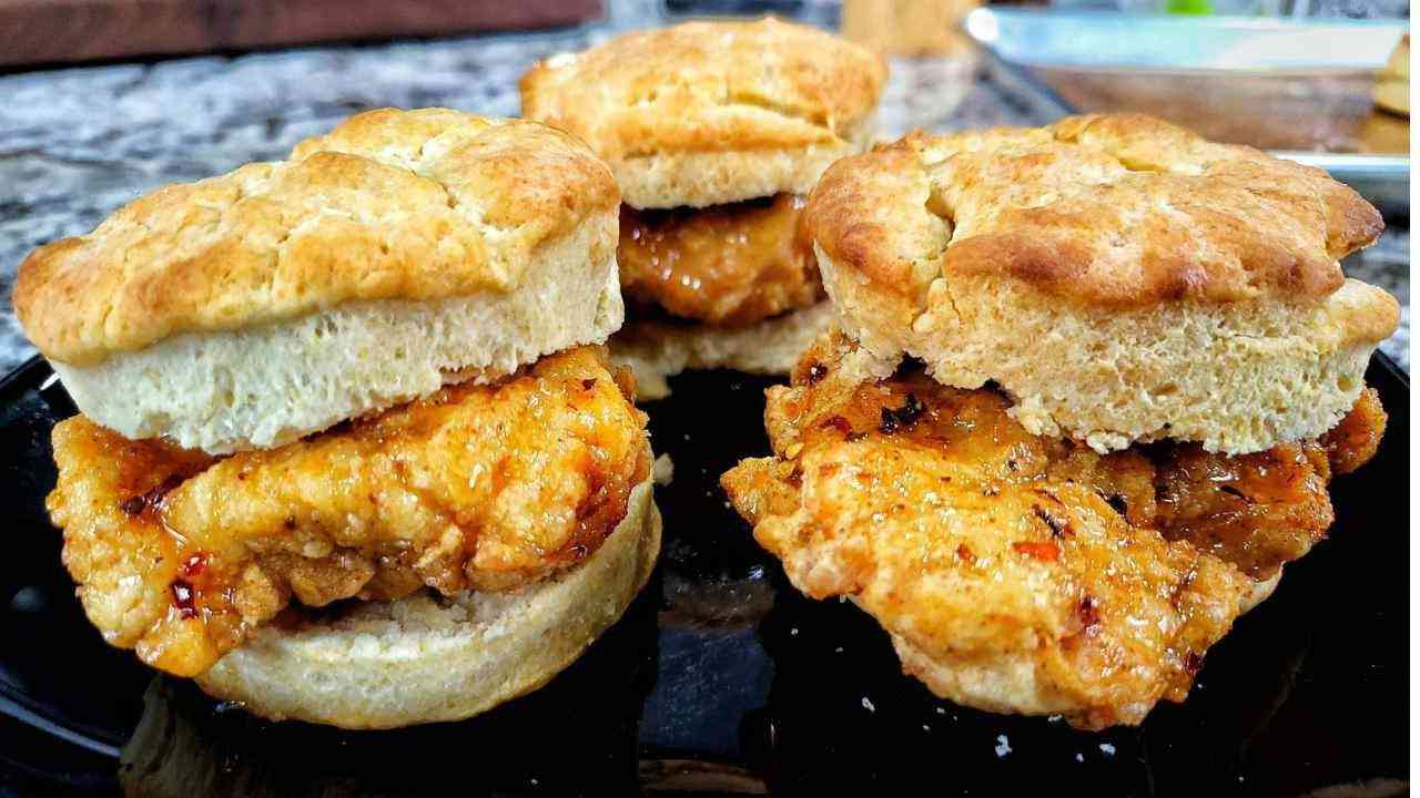 Southern Fried Chicken Biscuits