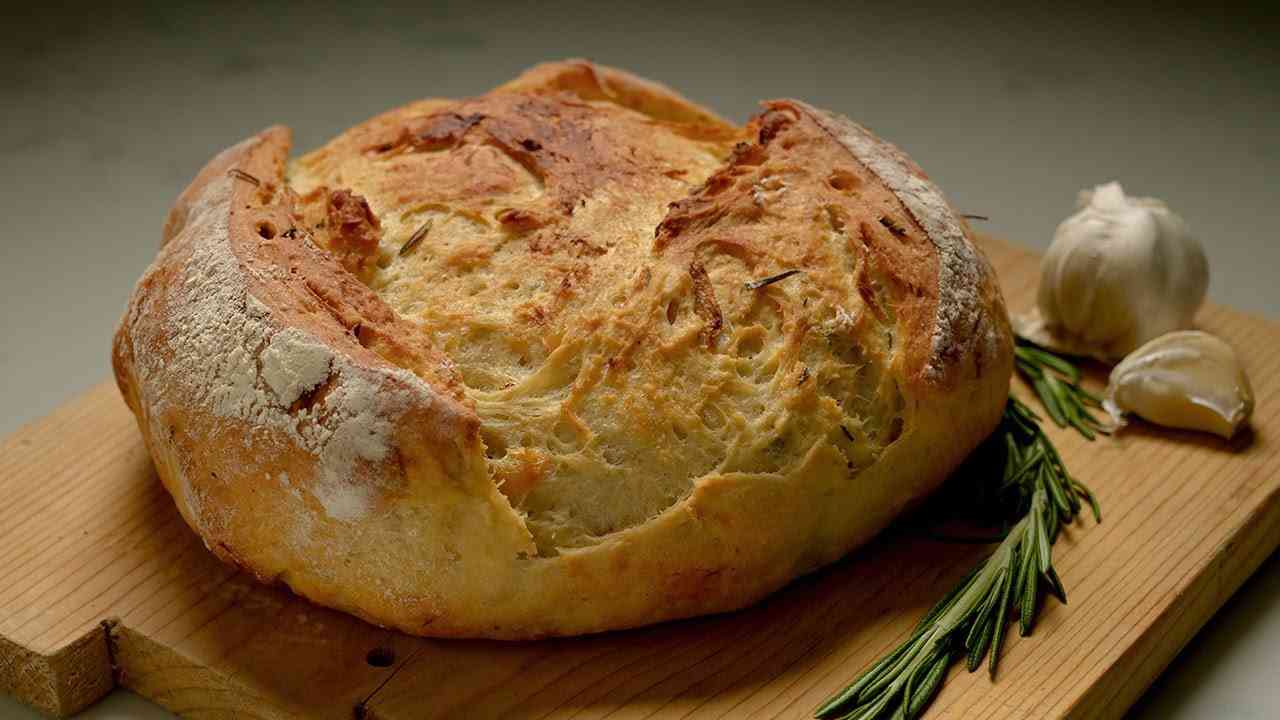 Rustic Hearth: Artisan Rosemary Bread Loaf
