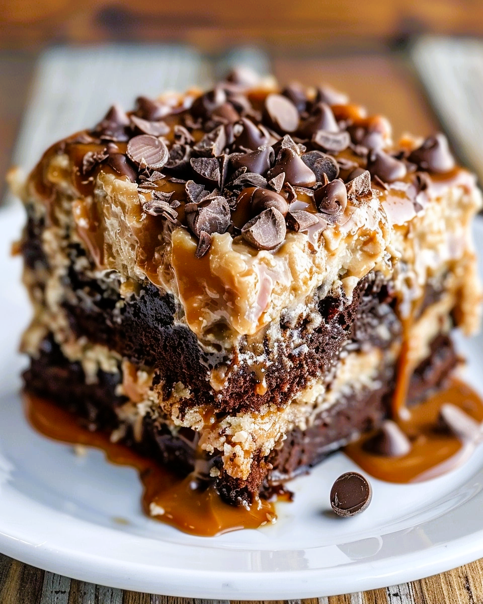 German Chocolate Poke Cake Recipe
